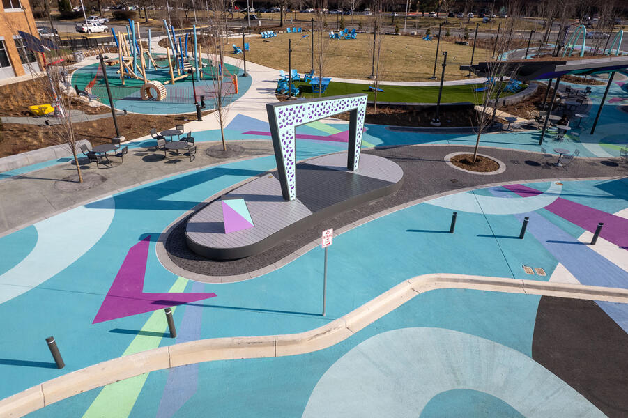 BLC Civic Plaza - Free Speech Frame