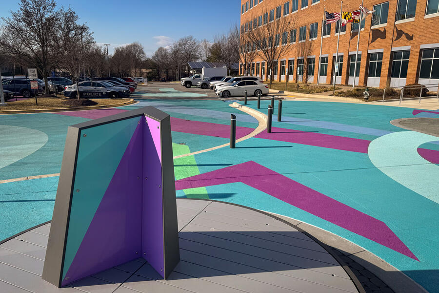 BLC Civic Plaza - Free Speech Frame podium