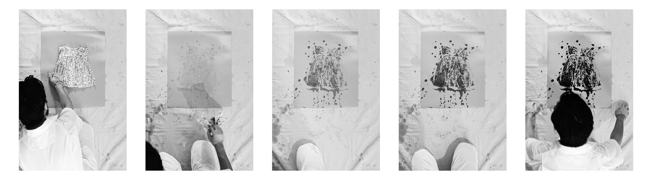 Reconstruction of Forgetting (Process documentation stills)