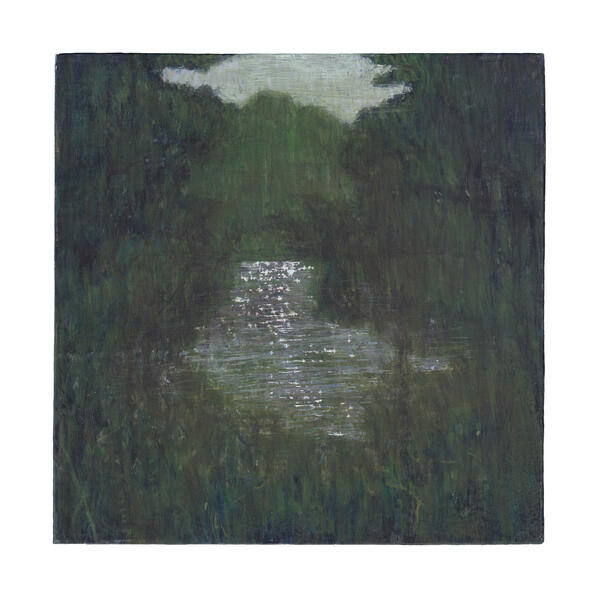 we found the pond at dusk