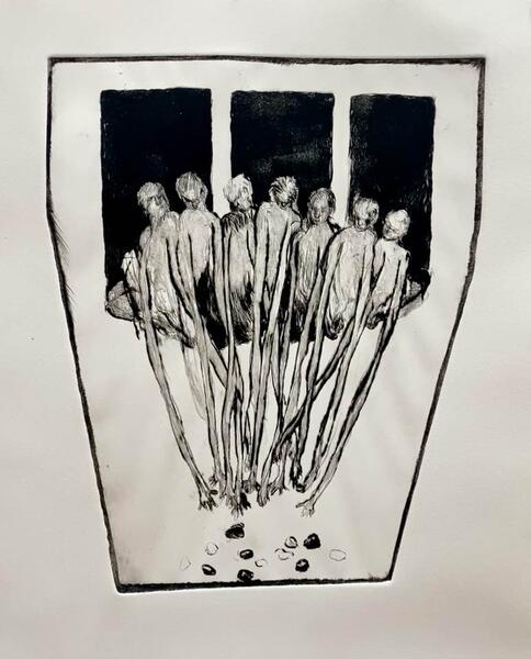 The Suiters Playing Petteia