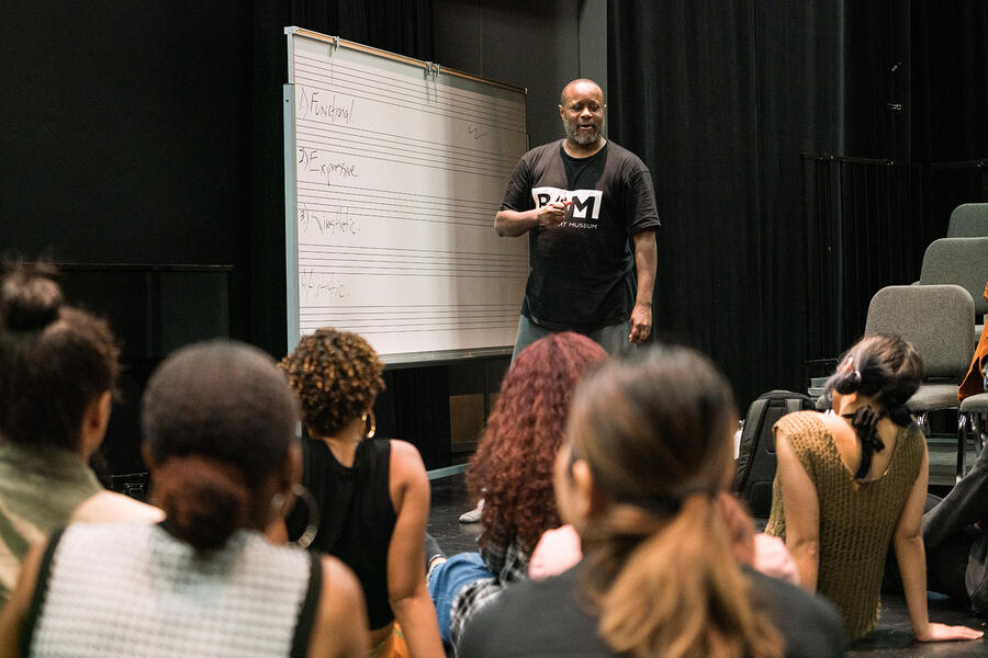 Breath Art III: Creative Breathing Methodologies, with NEH Breath Artist-in-Residence & Guest Professor Shodekeh Talifero @ Colorado College, Spring Semester 2025.