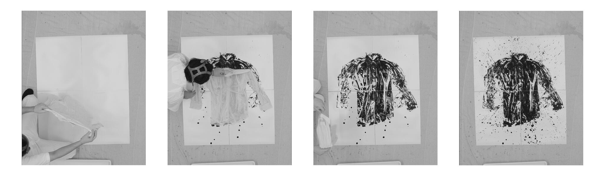 Reconstruction of Forgetting (Process documentation stills)