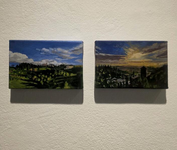 Florence Landscape Diptych