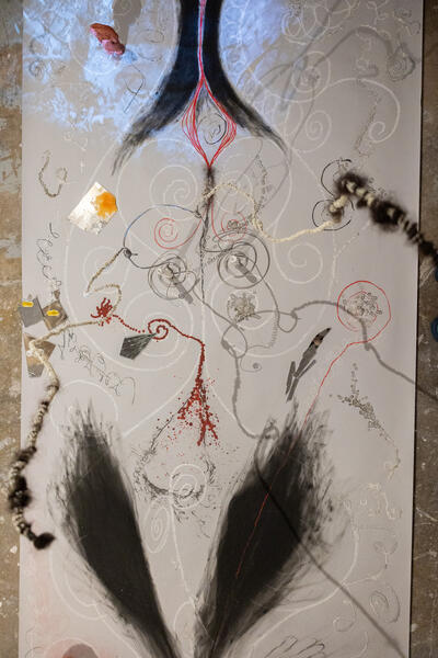 Conversación Series #2 and #3 (detail)