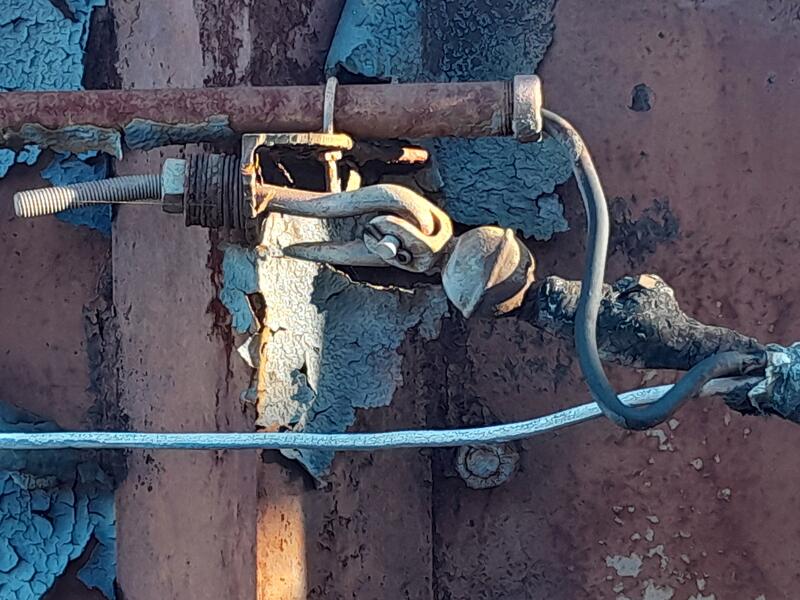 Hook, Wires, and Rust