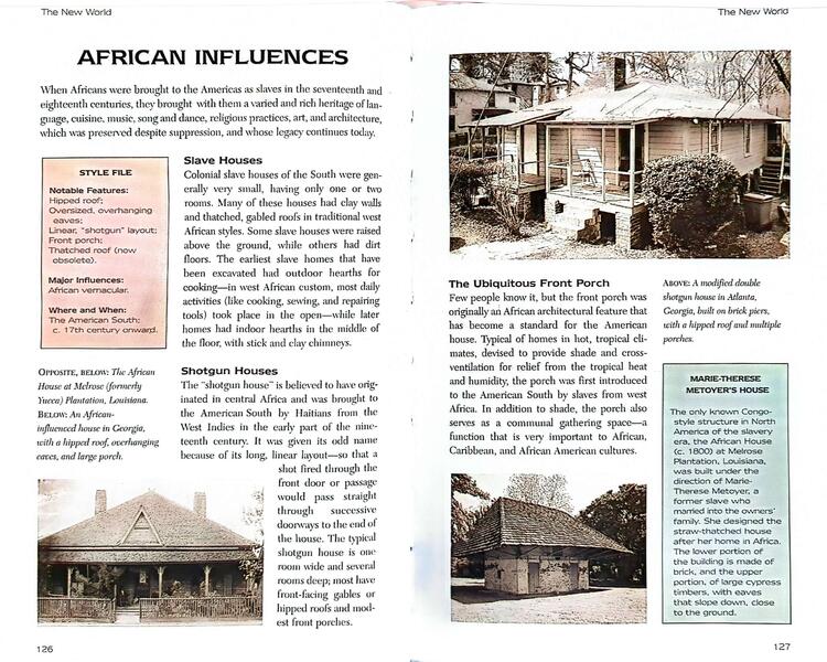 African Influences: Slave Houses and Shotgun Houses