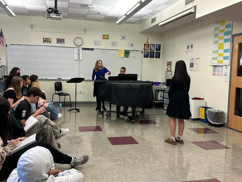 Masterclass at Barbara Ingram School for the Arts