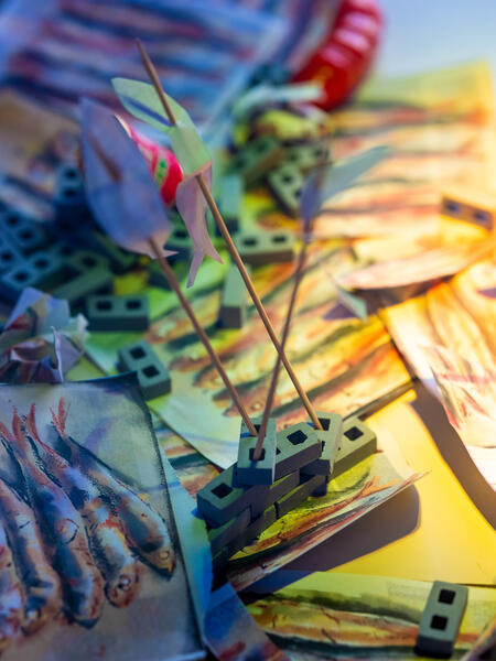 Detail of Still Life (Longing) Installation #4 - Baltimore City/The Club Car