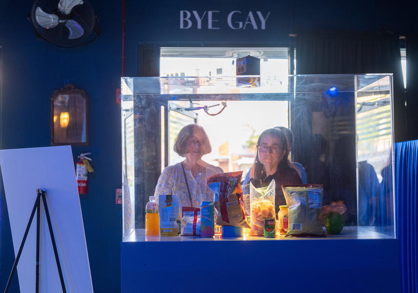 Detail of Still Life (Longing) Installation #4 - Baltimore City/The Club Car