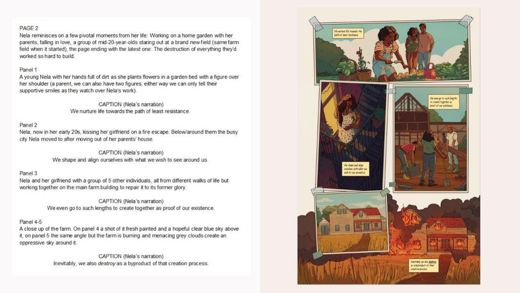 Sower's Requiem Sample Page