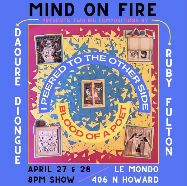 Mind on Fire poster for blood of a poet
