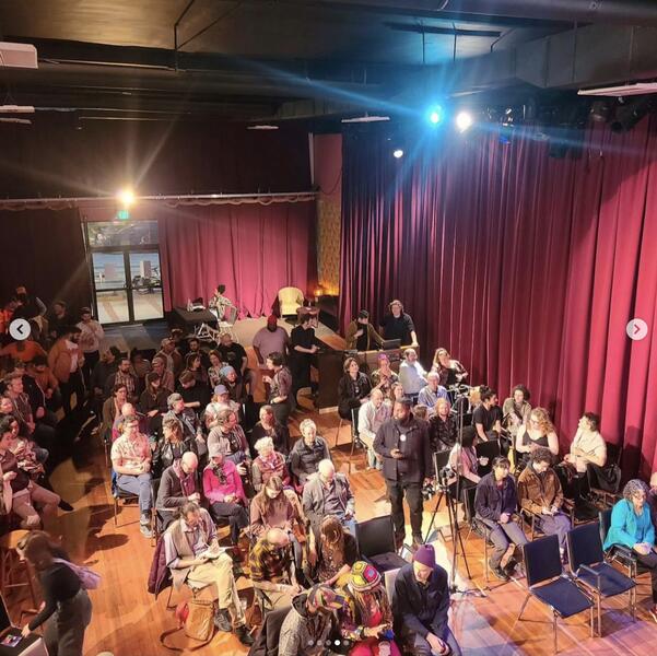 blood of a poet audience at Le Mondo