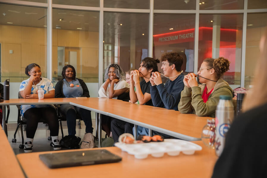 Group Flute Improvising at UMBC