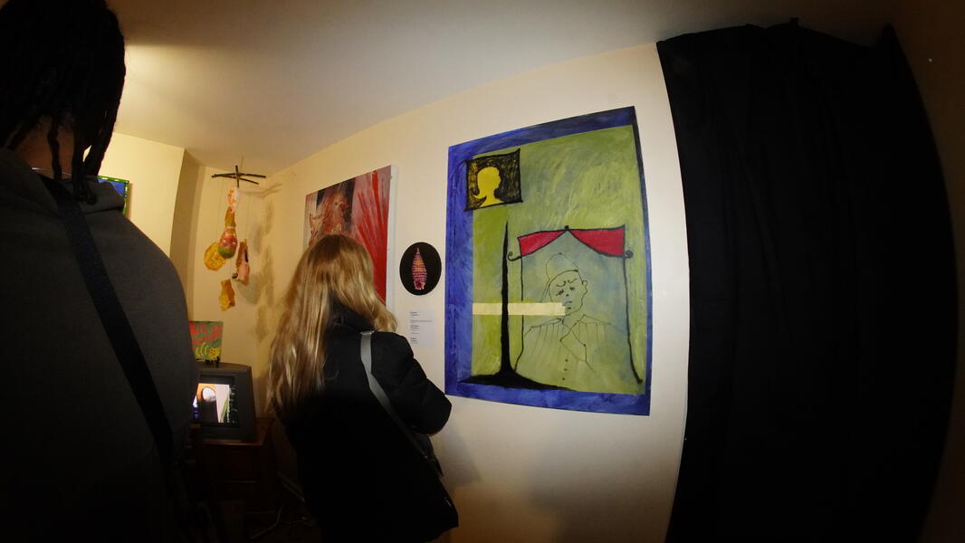 Paintings in our Pop Art space