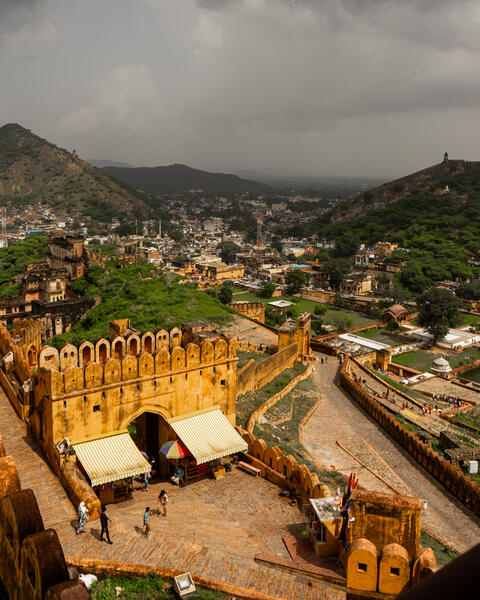 The View From the Amber Fort