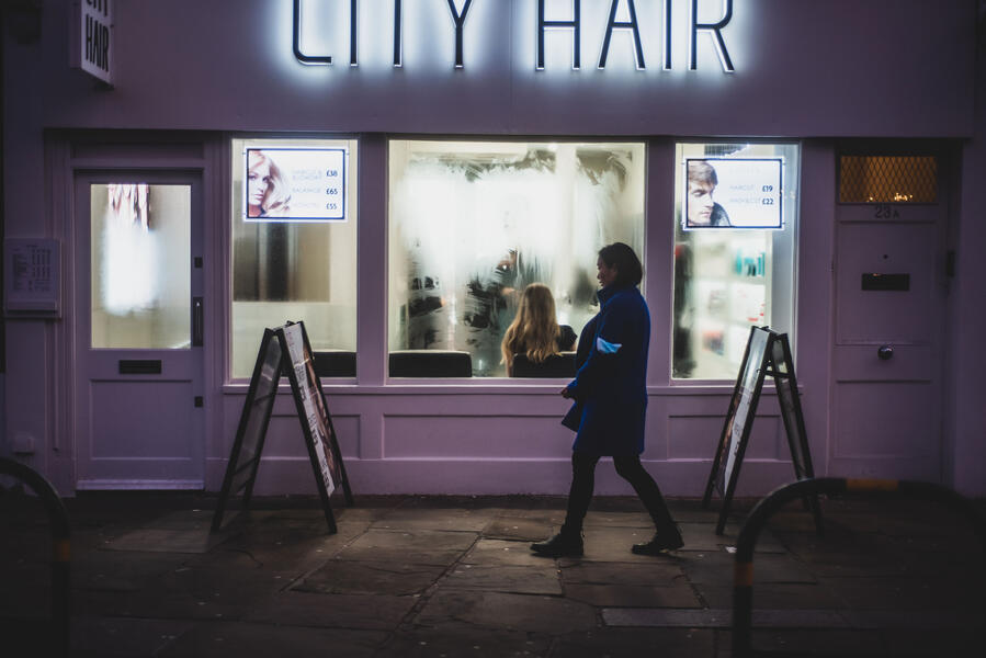 Hair salon, London, 2023