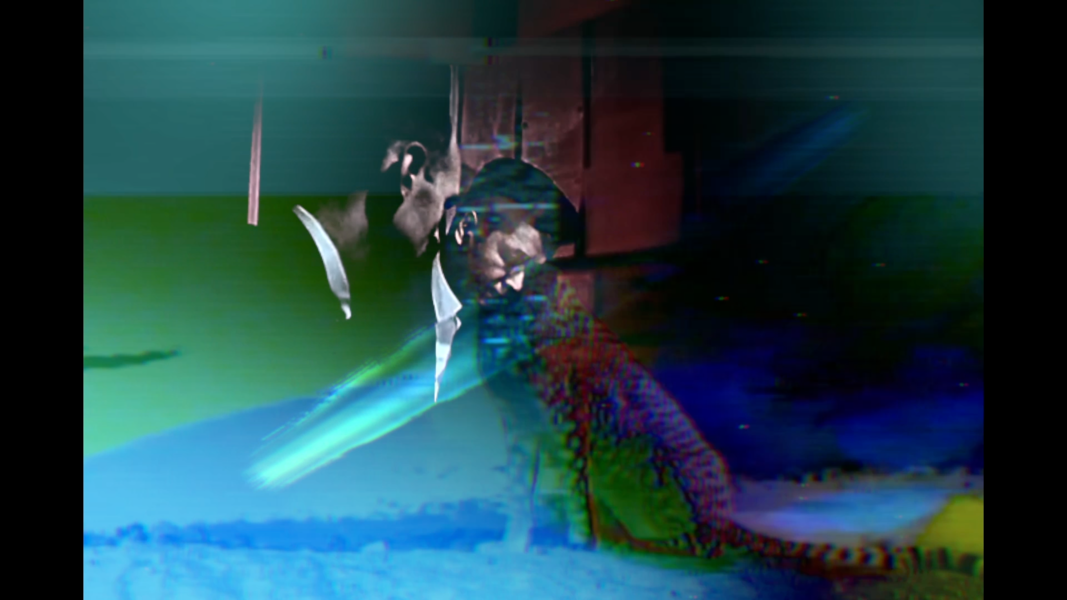 Still from one of the televisions on the Pallet