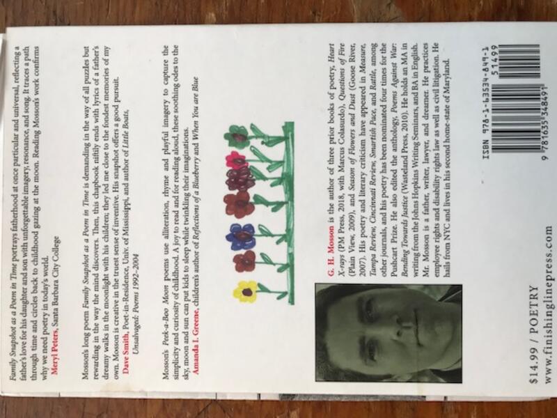 Backcover Copy from Family Snapshot as a Poem in Time (Finishing Line Press, 2019)