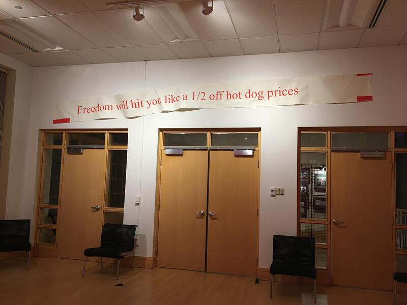 Installation image, Gallery II at BlackRock Center for the Arts