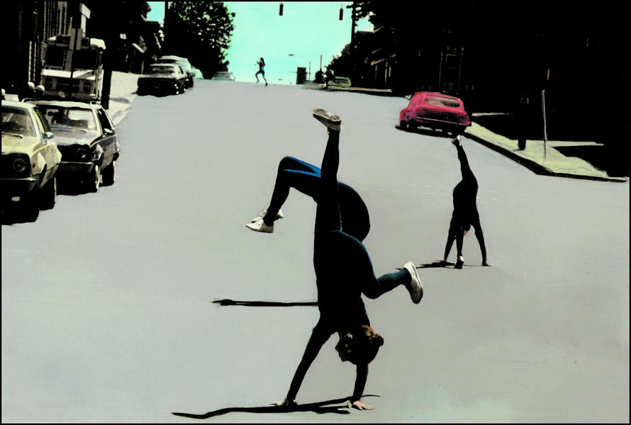 Four Girls on Baltimore Street