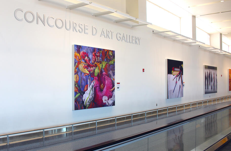 River Dance with Other Works: Installation view, Yumi Hogan Art Gallery, BWI Airport