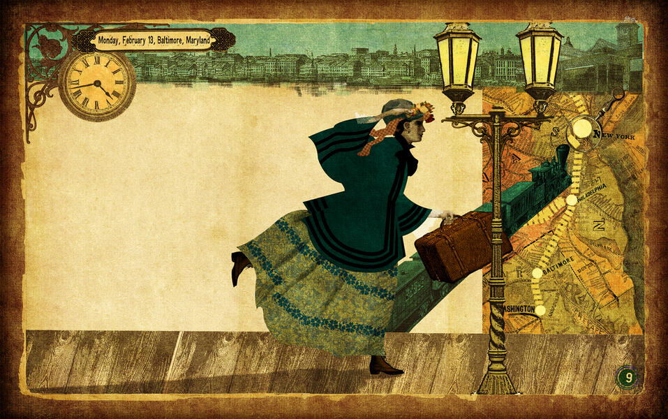 Hiding in Plain Sight: Kate Warne and the Race to Save Abraham Lincoln — Kate's Race to New York