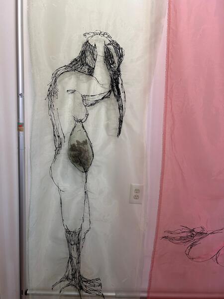 Bristle-Thighe Curlew Woman, 2025