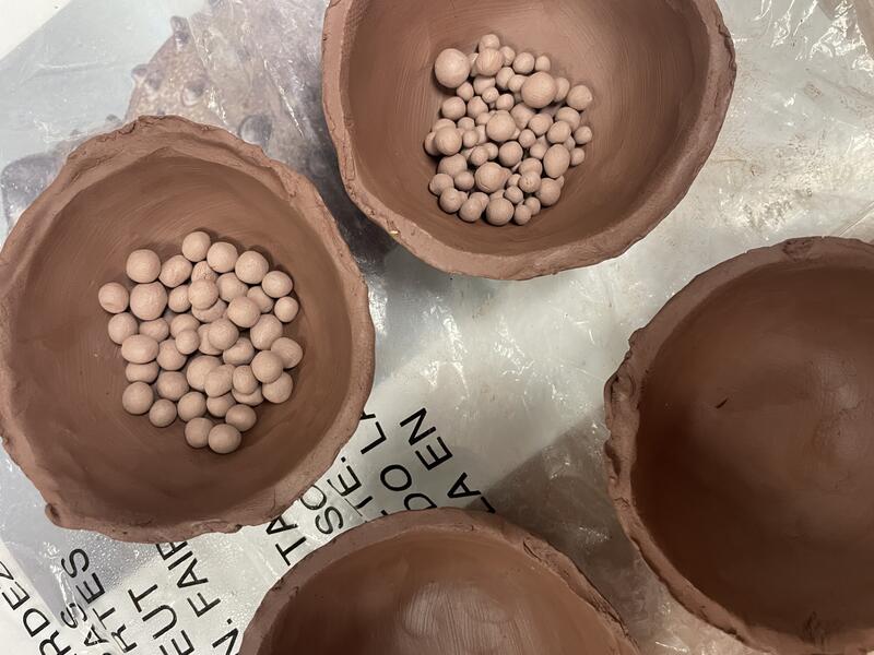 Sweet Gum Rattles - process