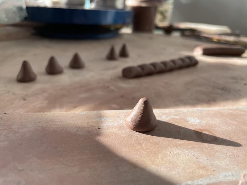 Sweet Gum Rattles - process