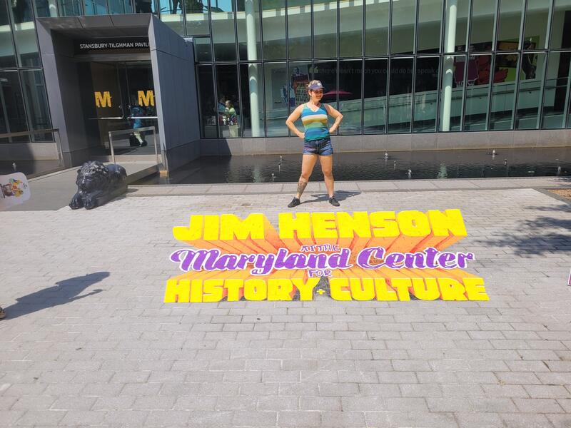 Jim Henson Chalk Mural, 2023, 10x6 ft