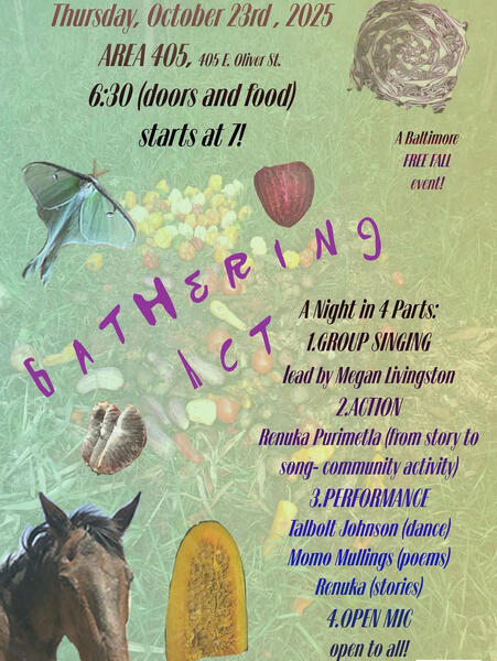 Featured Poet, Interactive Reading, Gathering Act