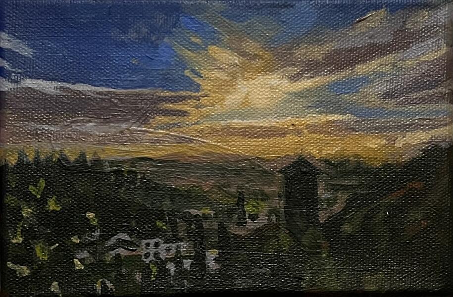 Florence Landscape (Right, Evening)