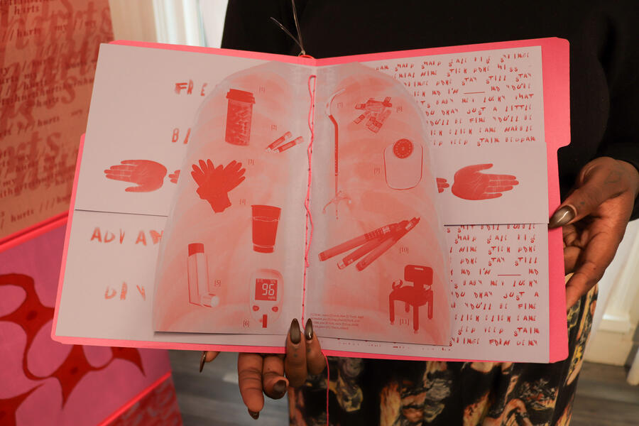 Body Rot Zine Center Spread 