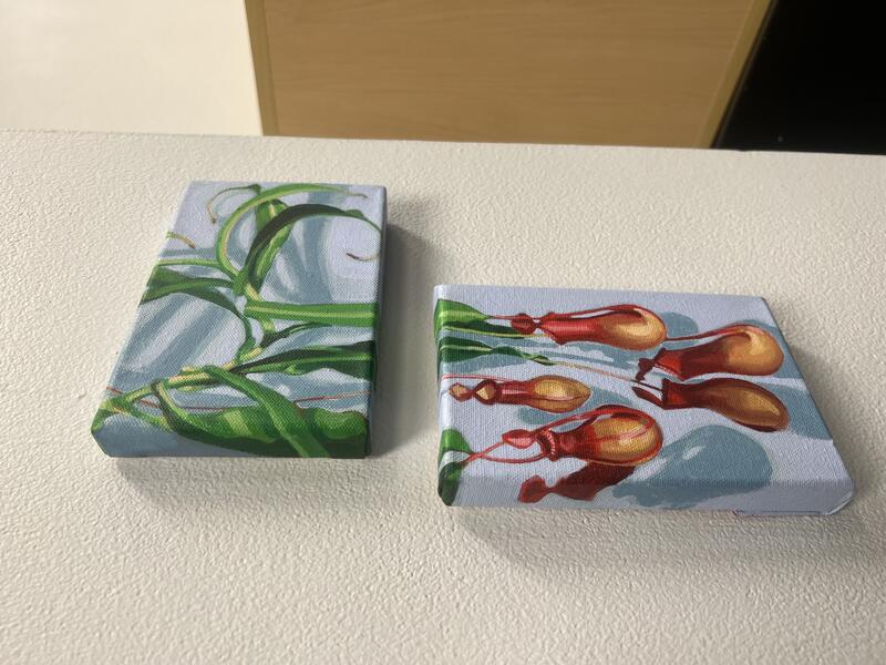 Generations (Pitcher Plant Diptych) side view