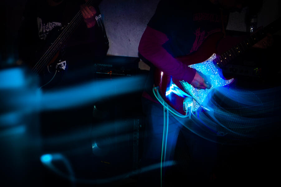 Guitarist for Not Milk, taken in Tallahassee Fl, 2022