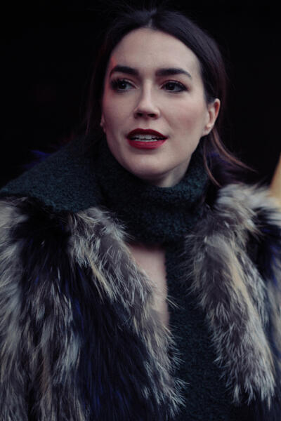 Brittany Xavier at New York Fashion Week FW17