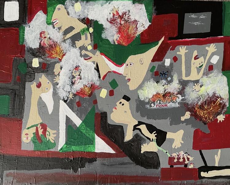 Gaza Guernica Pastiche