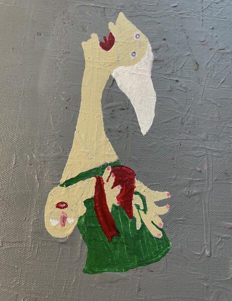 Close-Up From Gaza Guernica Pastiche