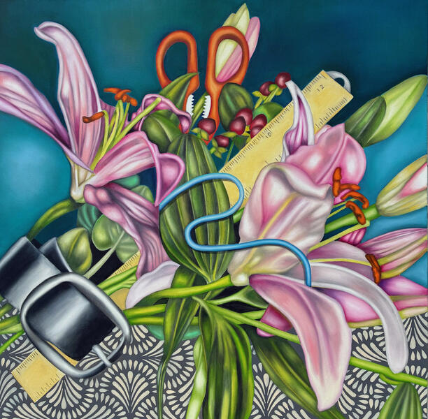 Lilies with Scissors