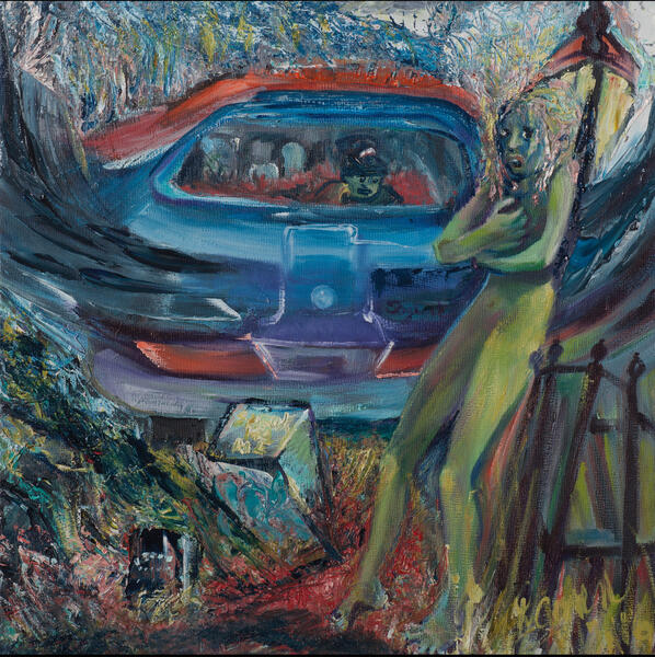 Little Sister 2016 12 x 12 x 1 oil on panel