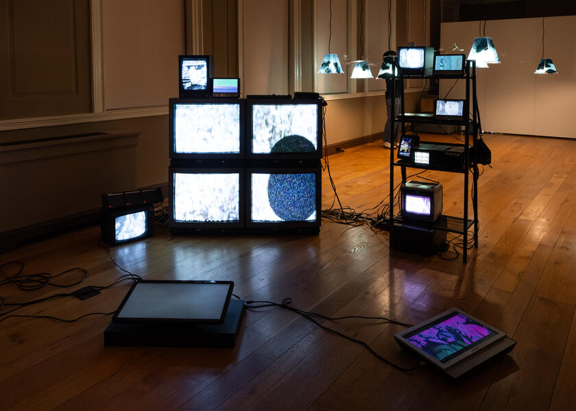 Signal Remains, Gallery view of the installation