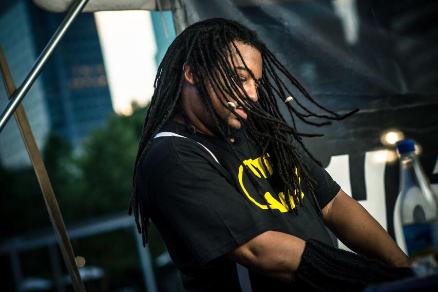 Playing keys for a band at Hard Rock Cafe