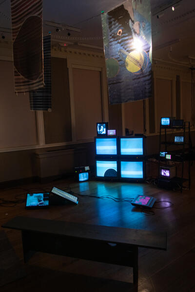 Alternative view of the installation