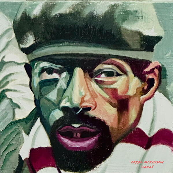 Modern Art Meets Cubism - Sebastaine the Tobacco Farmer. Oil on Gallery Wrap Canvas 12 x 12 x 2.jpeg