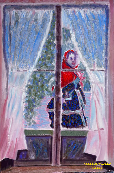 Modern Art Meets Cubism - Terri 's Red Cape