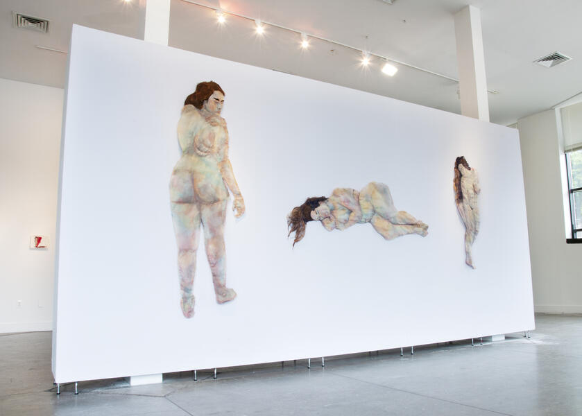 Rhythms Of Healing Tryptic (Left to Right) This Is My Body. , Endogenous Embrace, and Respite