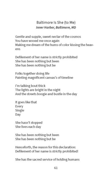 Baltimore Is She (To Me), MEANDERINGS (2025)