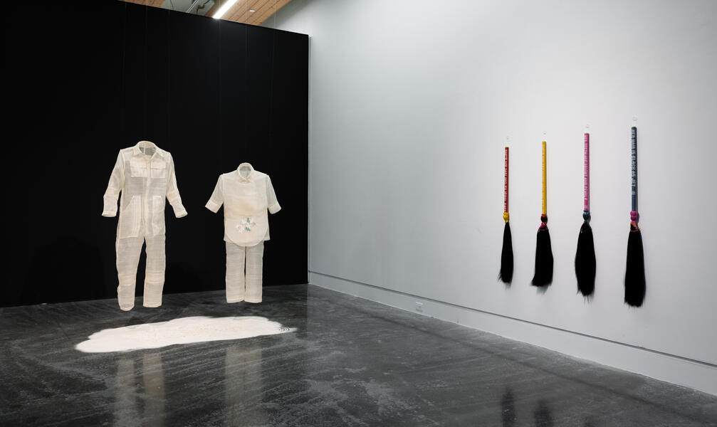 Detail of Uniforms (Value Studies Series) Installation #1