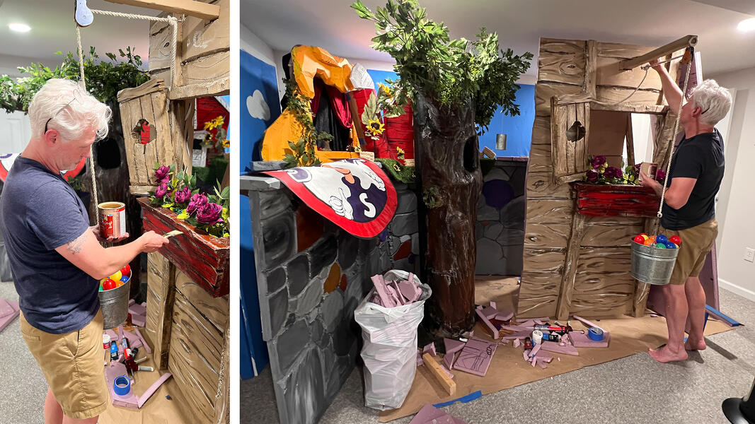 Set building for Season 03 Episode 1